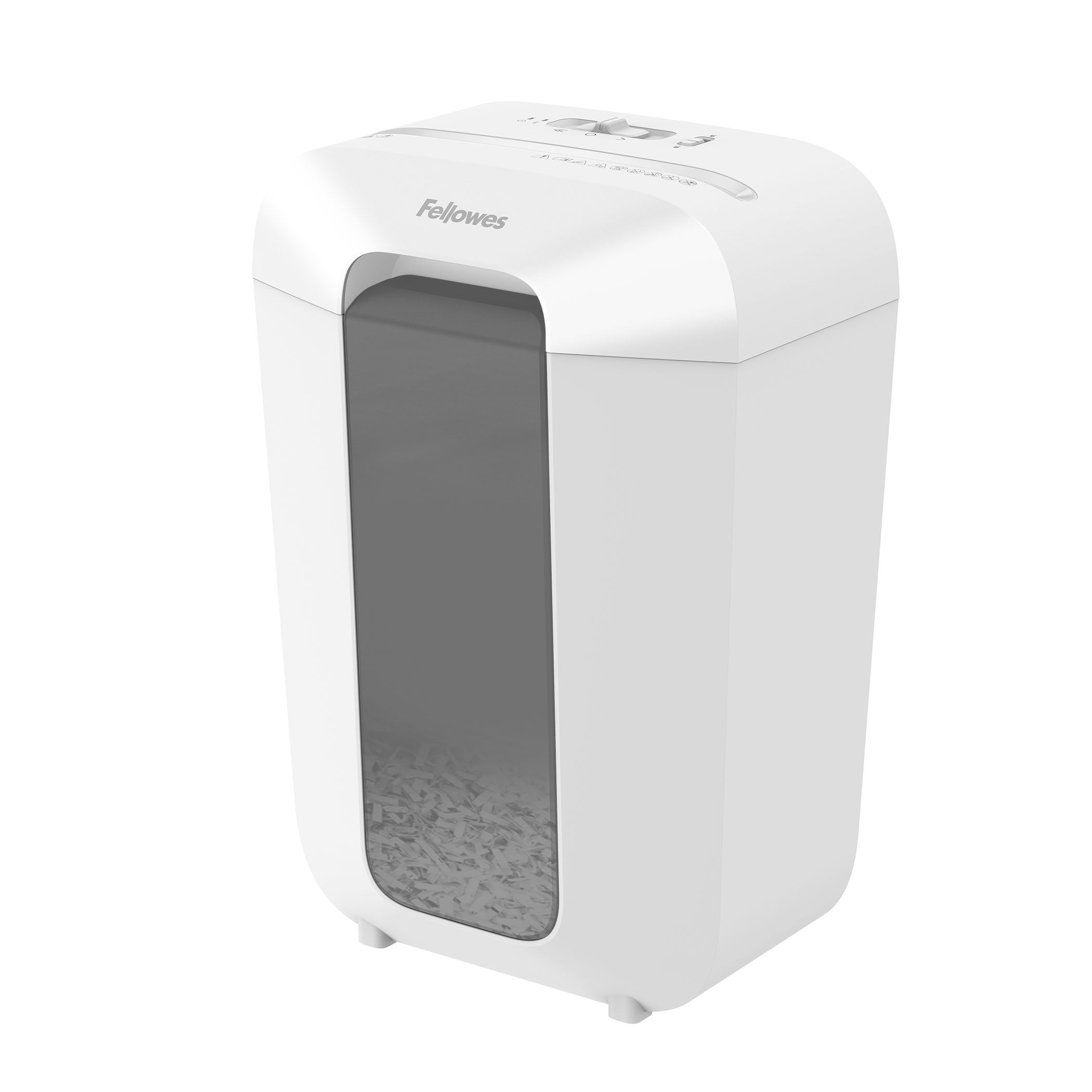 Fellowes LX70 P4 Cross-Cut Shredder - White | The Shredder Warehouse