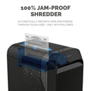 Fellowes Powershred LX221 Departmental P5 Micro Cut Shredder - BLACK - 20 Sheet, 30 Litre Bin