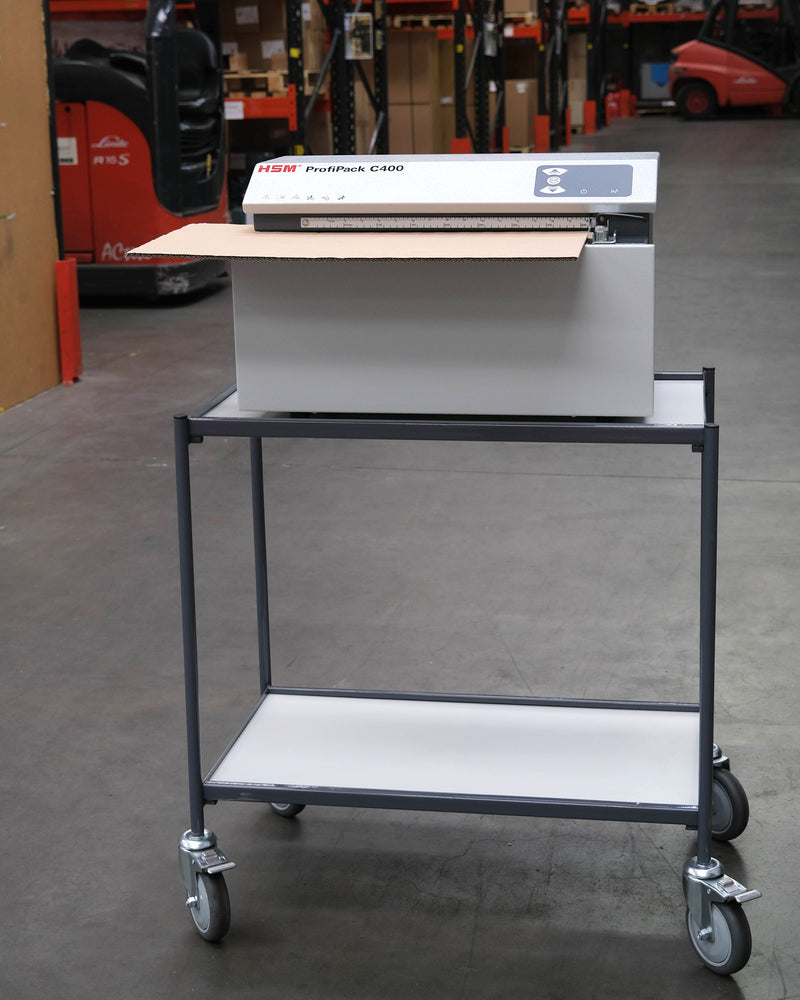 HSM ProfiPack C400 Mobile Stand Cardboard Recycling Shredder, 240v - Matting, 1528134MS