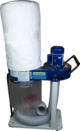 Dust Extractor for Industrial & Cardboard Shredders, 70L.