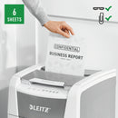 Leitz IQ AutoFeed 100 Sheet AUTO-FEED P5 Micro Cut Small Office Shredder - 3 Year Warranty.