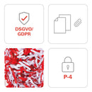 HSM 740 Max P4 Cross Cut High Performance "Wheelie Bin" Shredder - 5 Year Warranty, 2373111X