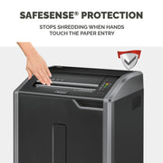 Fellowes Powershred 485Ci High Performance P4 Cross Cut Shredder - 32 Sheet, 132 Litre Bin