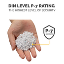 Fellowes Powershred 425HS Heavy Duty P7 Crypto Cut Shredder - 10 Sheet, 114 Litre Bin