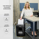 Fellowes Powershred 12C P4 Cross Cut Home & Home Office Shredder - 11 Sheet, 19 Litre Bin