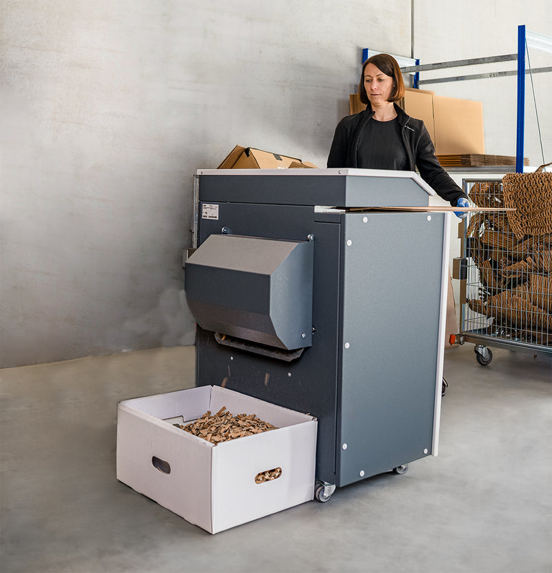 HSM ProfiPack ecoChip Cardboard Recycling Shredder, 240v - Chip Cut, 1531854