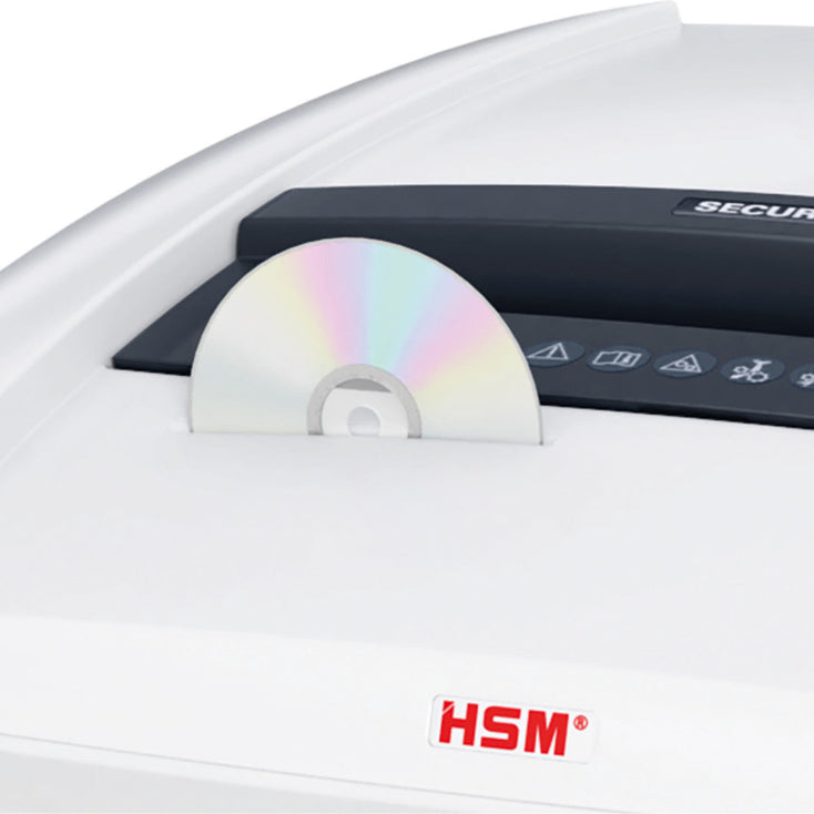 HSM Securio P44i P6 Crypto Cut High Performance Shredder - WITH SEPARATE OMDD (Optical Media) SLOT & METAL DETECTION - 3 Year Warranty, 1875121N