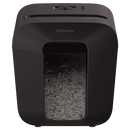Fellowes Powershred LX25 P4 Cross Cut Home Shredder - 6 Sheet, 11.5 Litre Bin - Black
