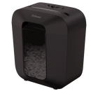 Fellowes Powershred LX25 P4 Cross Cut Home Shredder - 6 Sheet, 11.5 Litre Bin - Black