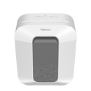 Fellowes Powershred LX25 P4 Cross Cut Home Shredder - 6 Sheet, 11.5 Litre Bin - White