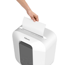 Fellowes Powershred LX25 P4 Cross Cut Home Shredder - 6 Sheet, 11.5 Litre Bin - White