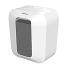 Fellowes Powershred LX25 P4 Cross Cut Home Shredder - 6 Sheet, 11.5 Litre Bin - White