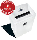 QShred Sentinel D2 Departmental P2 Strip Cut Shredder  - 5 Year Warranty - 24 Sheet, 35 Litre Bin