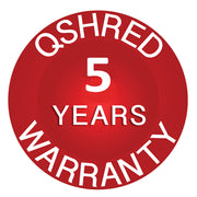 QShred Sentinel SO3 Small Office P4 Cross Cut Shredder - 5 Year Warranty -  8 Sheet, 25 Litre Bin