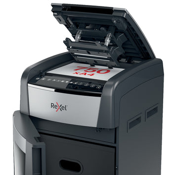 Rexel Optimum AutoFeed+ 750M 750 Sheet AUTO-FEED Heavy Duty P5 Micro Cut Shredder