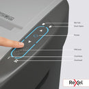 Rexel ShredMax AutoFeed+ 600M P5 Micro Cut 600 Sheet Auto Feed Departmental Shredder - 600 Sheet, 50 Litre Bin