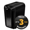 Fellowes Powershred LX65 P4 Cross Cut Home & Home Office Shredder - 10 Sheet, 22 Litre Bin