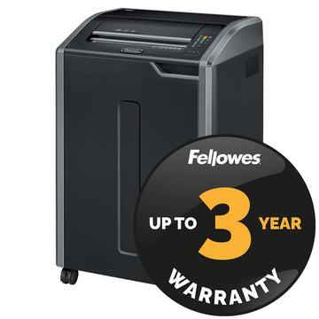 Fellowes Powershred 485Ci High Performance P4 Cross Cut Shredder - 32 Sheet, 132 Litre Bin