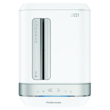Fellowes Powershred LX221 Departmental P5 Micro Cut Shredder - WHITE