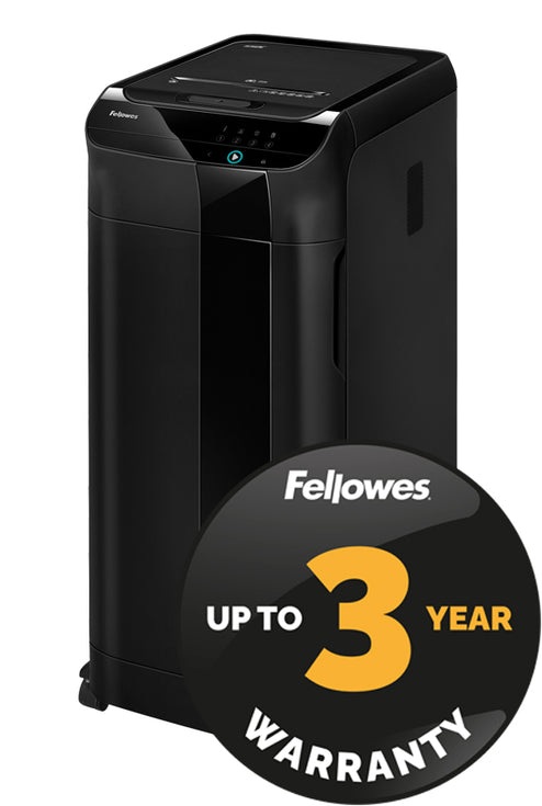 Fellowes Automax 600M 600 Sheet AUTO FEED Heavy Duty P5 Micro Cut Shredder - 83 Litre Bin