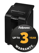 Fellowes Automax 100M 100 Sheet AUTO FEED Small Office P4 Mini Cut Shredder - 23 Litre Bin