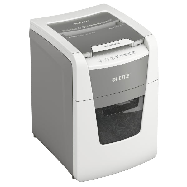 Leitz IQ AutoFeed 100 Sheet AUTO-FEED P5 Micro Cut Shredder