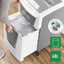 Leitz IQ AutoFeed 300 Sheet AUTO-FEED P5 Micro Cut Departmental Shredder - 3 Year Warranty.