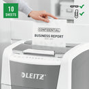 Leitz IQ AutoFeed 300 Sheet AUTO-FEED P4 Cross Cut Departmental Shredder - 3 Year Warranty.