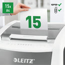 Leitz IQ AutoFeed Pro 600 Sheet AUTO-FEED P4 Cross Cut Heavy Duty Shredder - 3 Year Warranty.