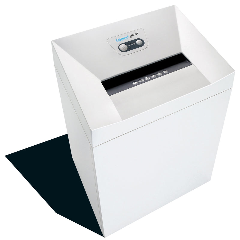 QShred Sentinel HD3 Heavy Duty P4 Cross Cut Shredder - 3 Year Warranty.