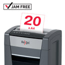 Rexel Momentum Extra P420+ Office P4 Cross Cut Shredder, 4-Hour Run-time: SHRED 4 HOURS!