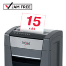 Rexel Momentum Extra P515+ Office P5 Micro Cut Shredder, 4-Hour Run-time: SHRED 4 HOURS!