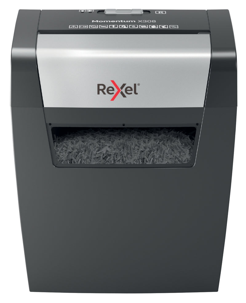Rexel Momentum X308 Home Office P3 Cross Cut Shredder.