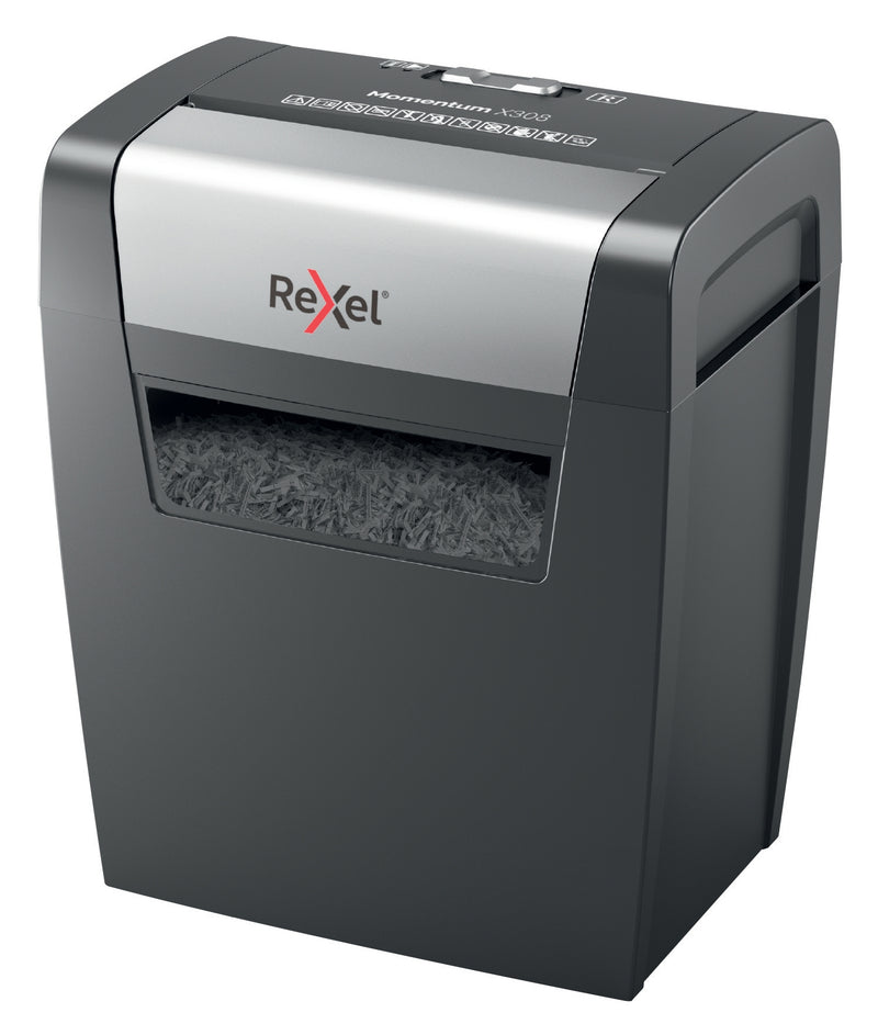 Rexel Momentum X308 Home Office P3 Cross Cut Shredder.