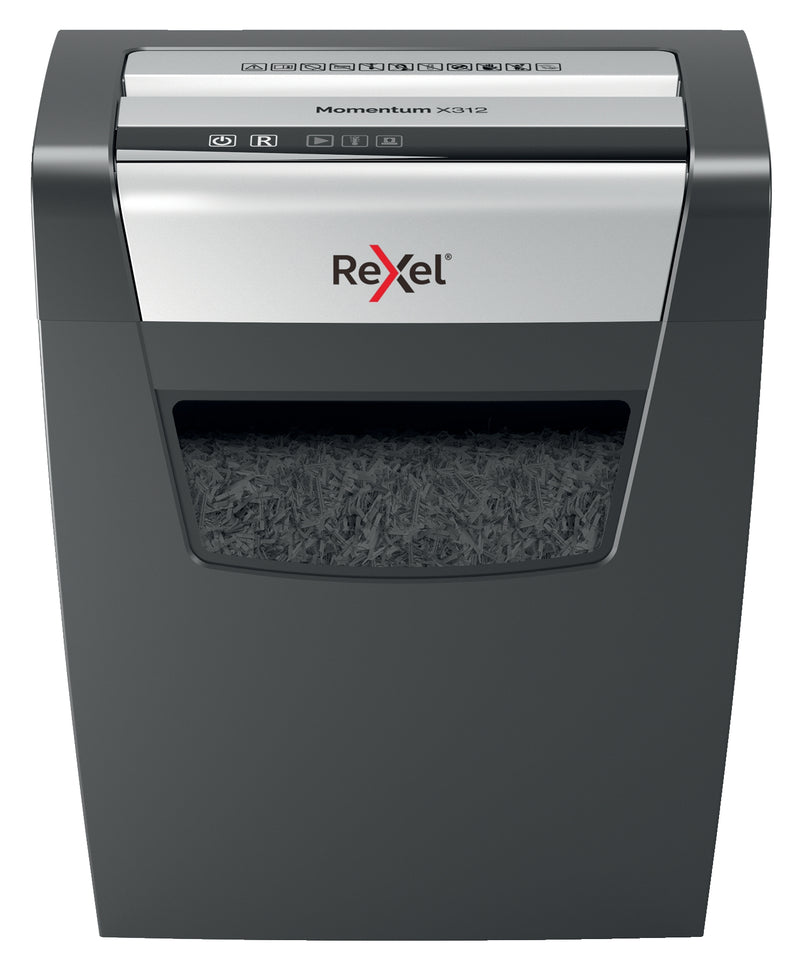 Rexel Momentum X410 Small Office P4 Cross Cut Shredder.